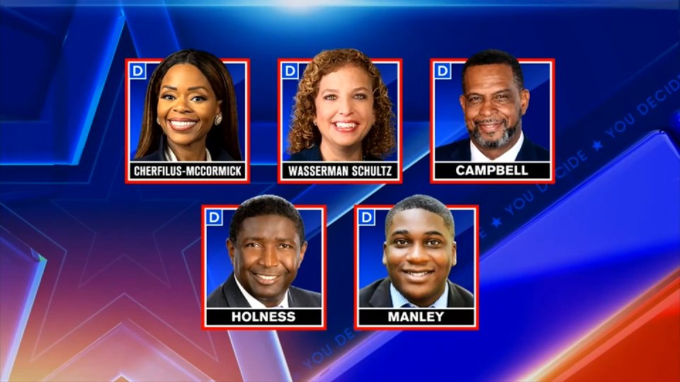 Crowded Democratic field seeks to stand out in primary for Florida's District 20