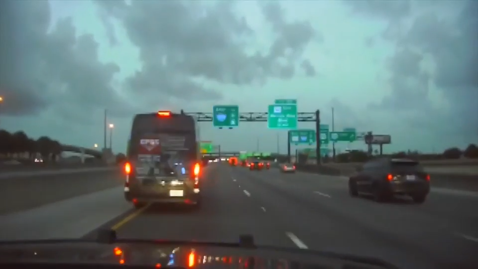 FHP dashcam video shows high speed pursuit on I-95 that ended with chain reaction crash in Fort Lauderdale