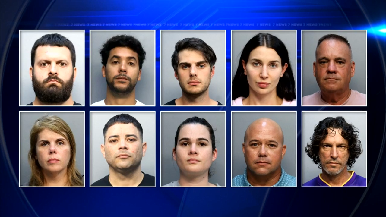 DORAL, FLA. (WSVN) - Miami-Dade Sheriff’s Office deputies announced the arrest of 11 people who authorities said were connected to a disabled parking pass fraud<a class="excerpt-read-more" href="https://wsvn.com/news/local/miami-dade/mdso-11-arrested-in-connection-to-disabled-parking-pass-fraud-scheme/">Read More</a>