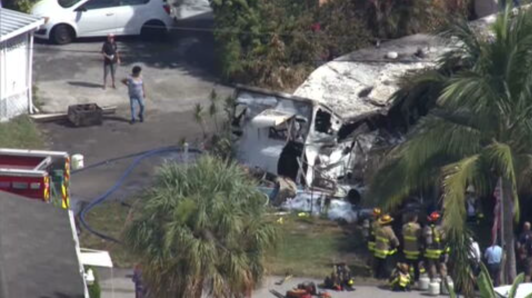 Fort Lauderdale mobile home destroyed in fire; owner Marva Schoonover says 'it's a total loss' as she faces uncertain future