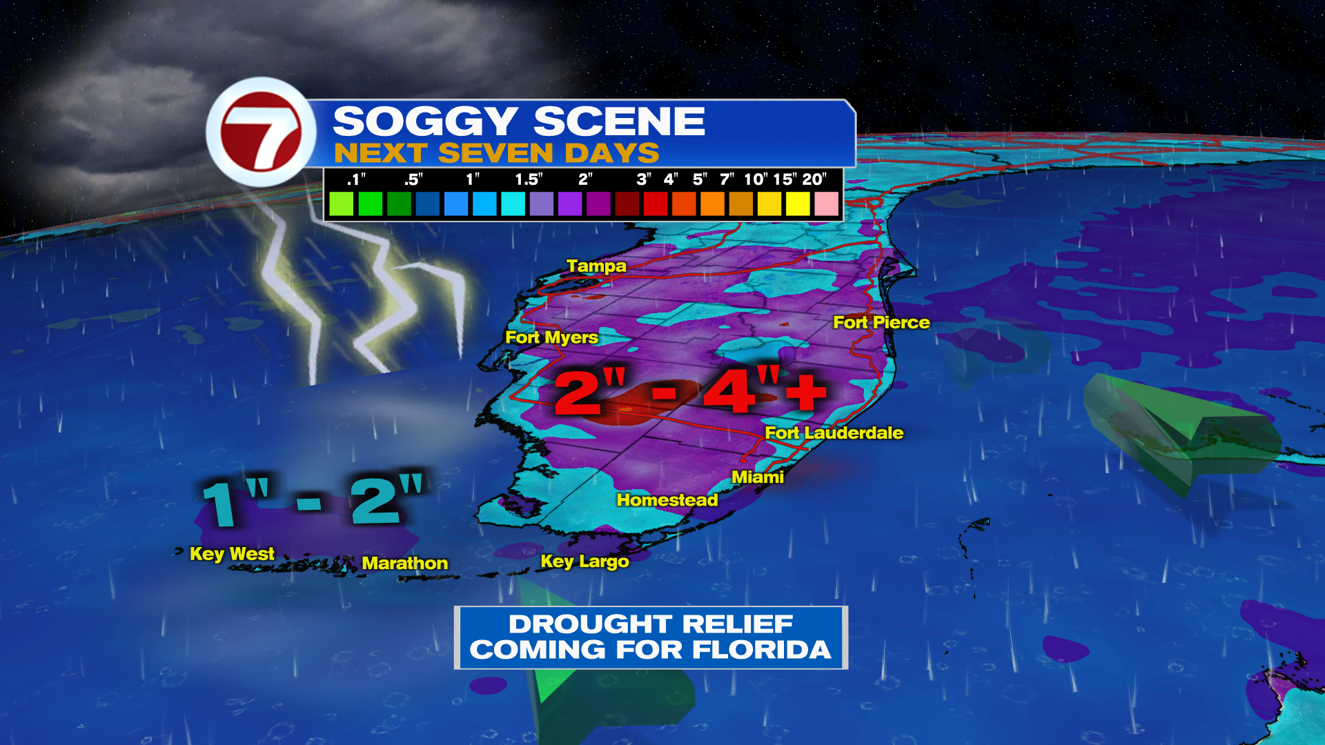 Miami-Fort Lauderdale Faces “Staying Stormy” Pattern with Heavy Rain and Flood Concerns