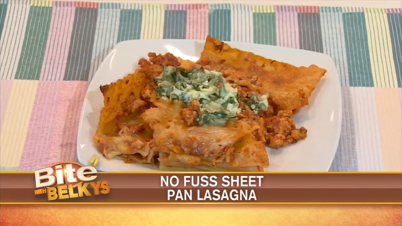 No Fuss Sheet Pan Lasagna / Belkys