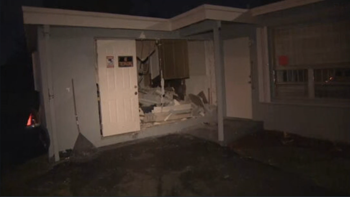 wsvn.com - Kevin Boulandier - 1 in custody, 1 hospitalized after driver crashes into home in Dania Beach - WSVN 7News | Miami News, Weather, Sports | Fort Lauderdale