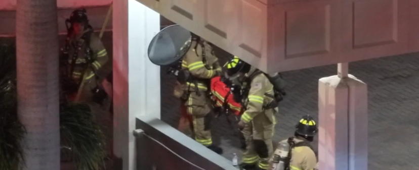 Apartment fire in Hallandale Beach forces out multiple families