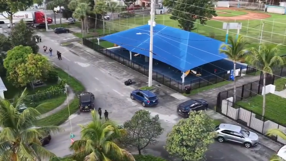 1 hospitalized after shooting at playground in North Miami Beach