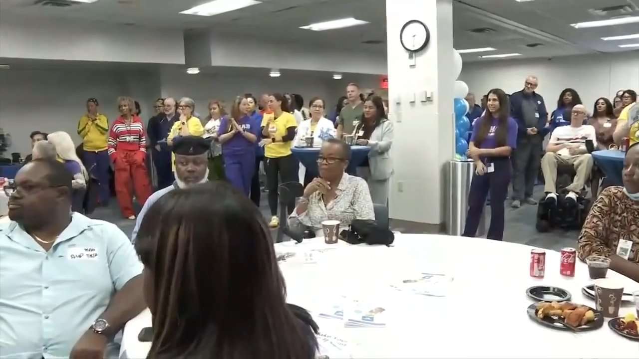 Former patients reunite with staff at Memorial Rehabilitation Institute who helped them heal