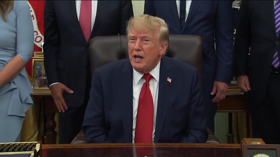 Trump says he is banning CNN, MSNOW and Politico from the White House