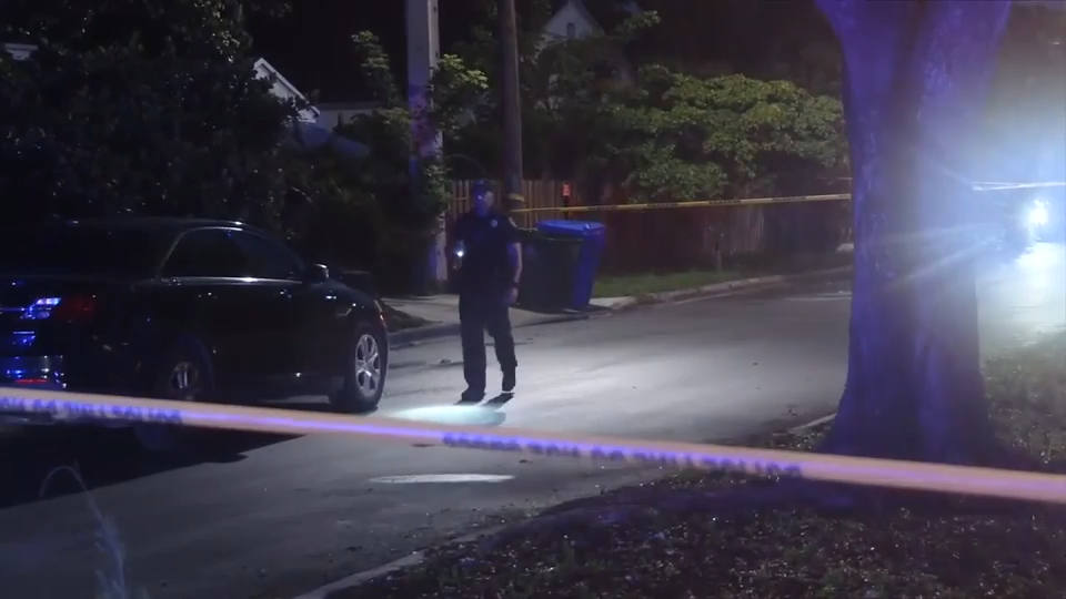 1 dead, 1 detained for questioning after shooting during possible break-in at Miami home, police say