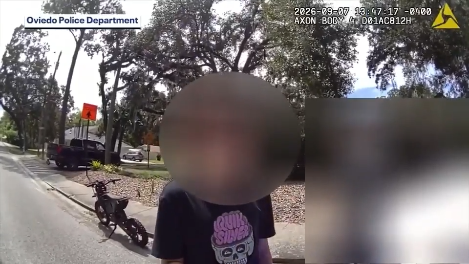 11-year-old boy arrested in Central Florida for driving dirt bike that police say is legally classified as a motorcycle