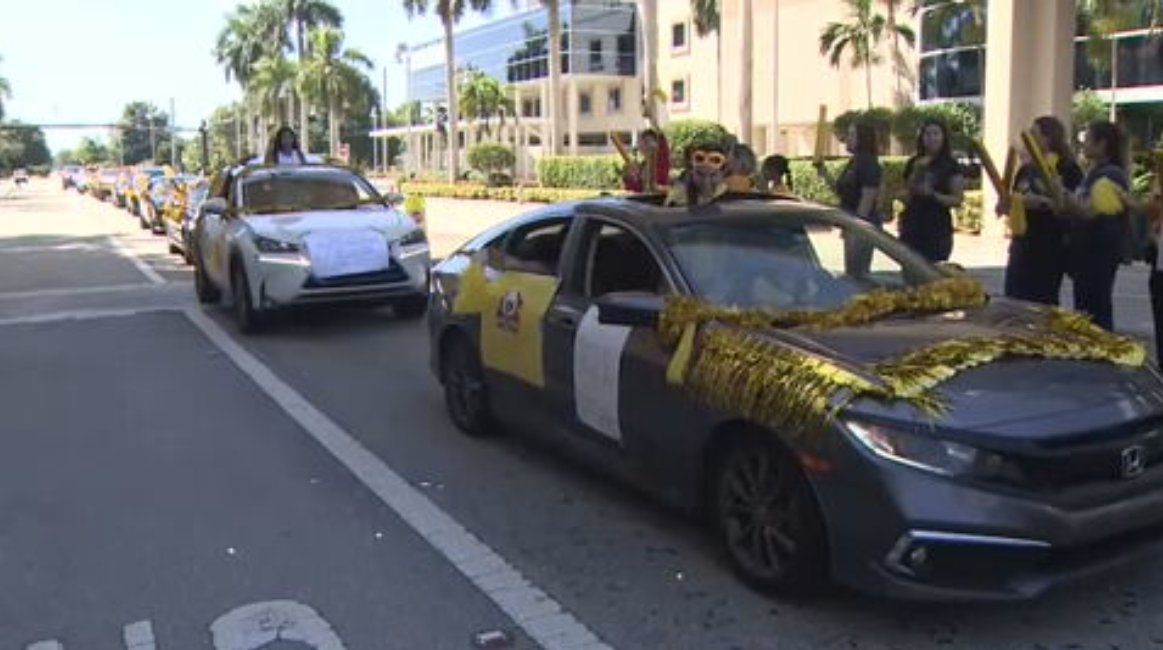Joe DiMaggio Children’s Hospital hosts 4th annual parade recognizing National Pediatric Cancer Awareness Month