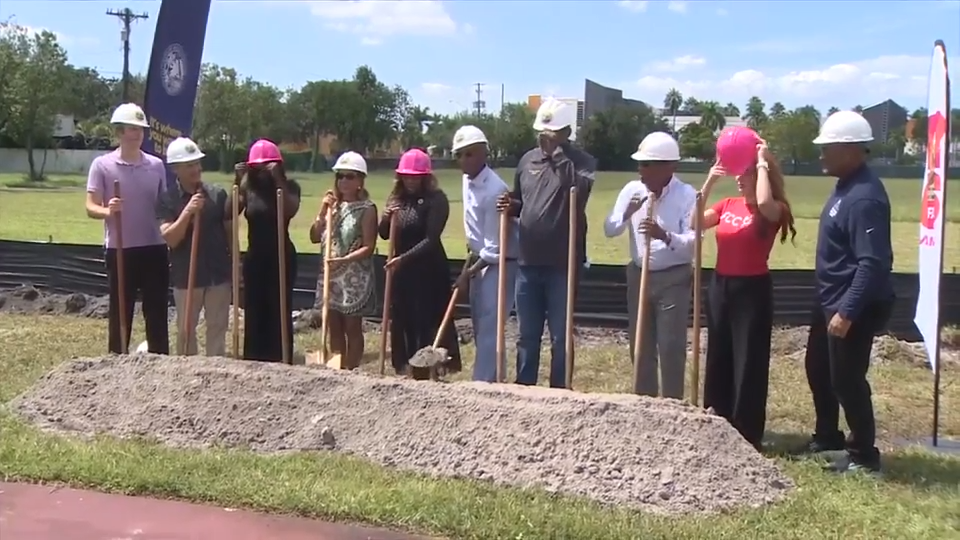 FIFA, Miami Host Committee hold groundbreaking ceremony for new soccer field at Walt Frazier Park