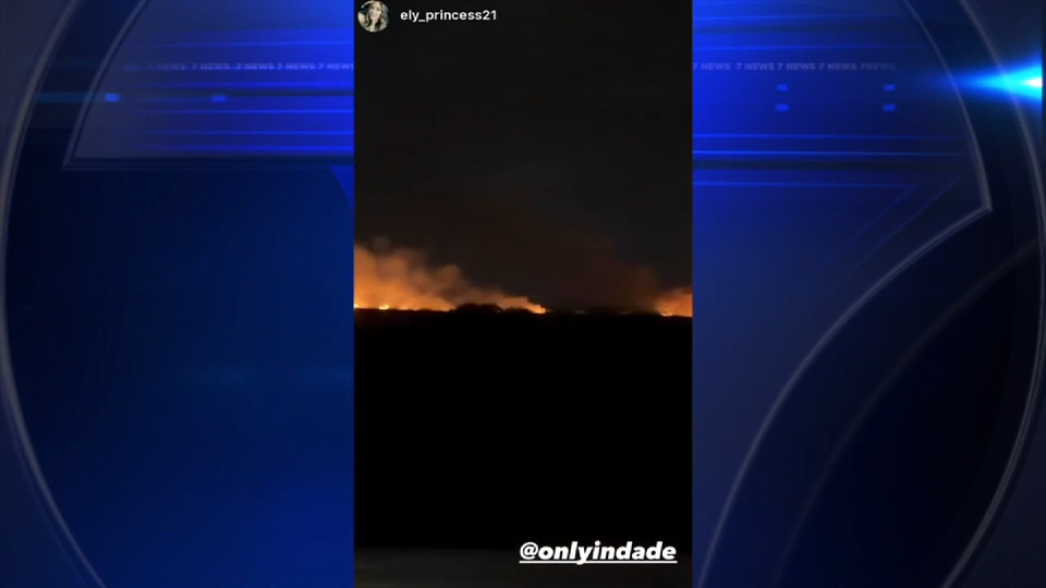 Brush fire in West Broward has burned 25 acres, is 0% contained, officials say