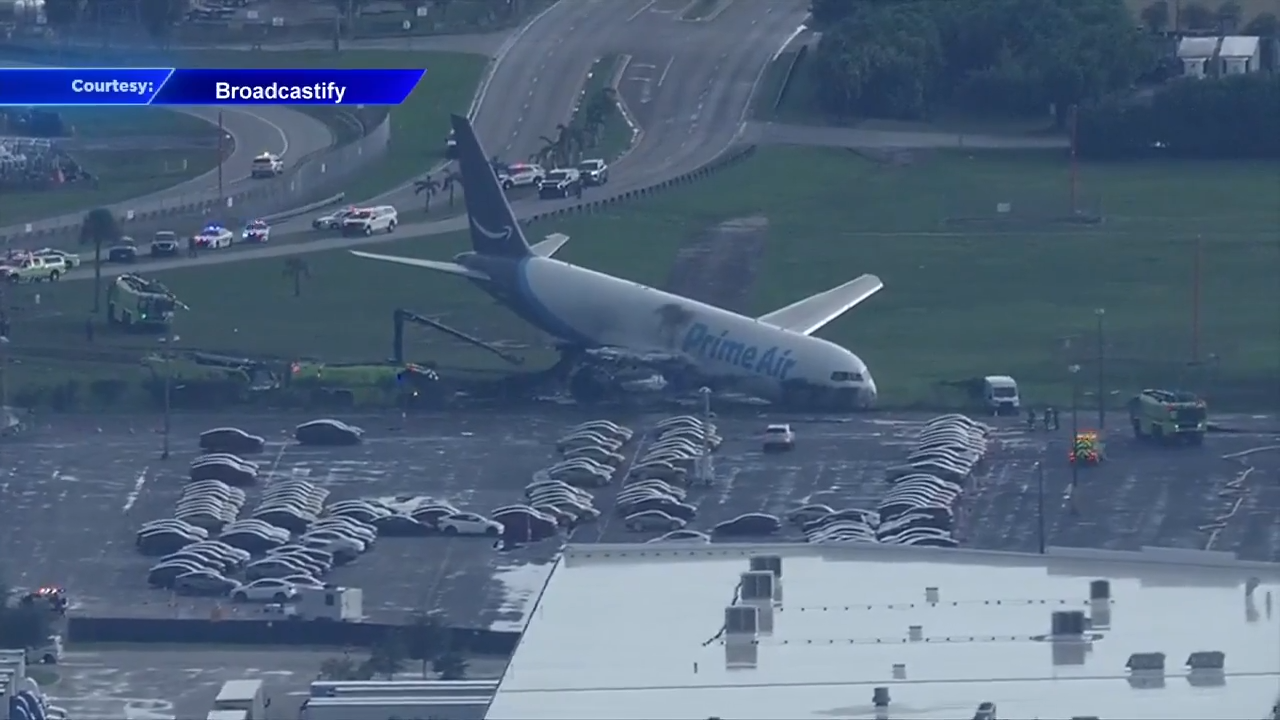 ‘Put your game faces on’: Radio captures first responders at Amazon cargo plane crash scene at MIA
