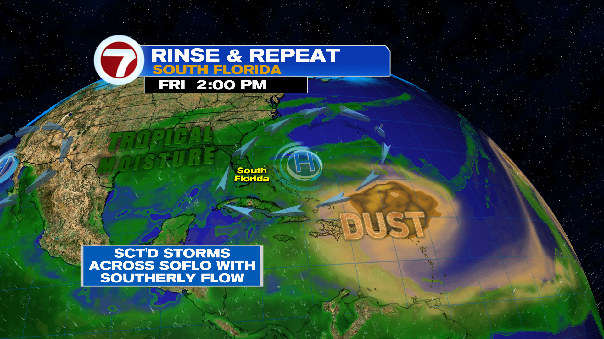 Steam to Storms Heading into the Weekend