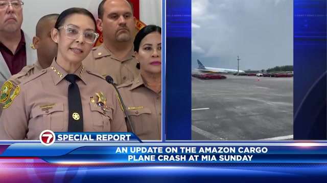 Miami-Dade sheriff IDs 5 killed in Amazon cargo plane crash near MIA amid probe; 3 victims hospitalized, 2 released