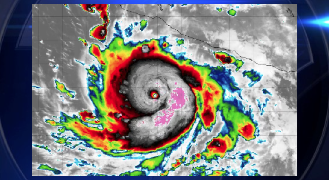 Polo strengthens to a Category 5 hurricane off Mexico’s Pacific coast
