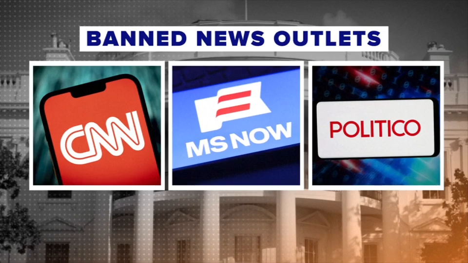CNN, MS NOW, Politico say they’ve notified Trump they’re suing over denied White House access