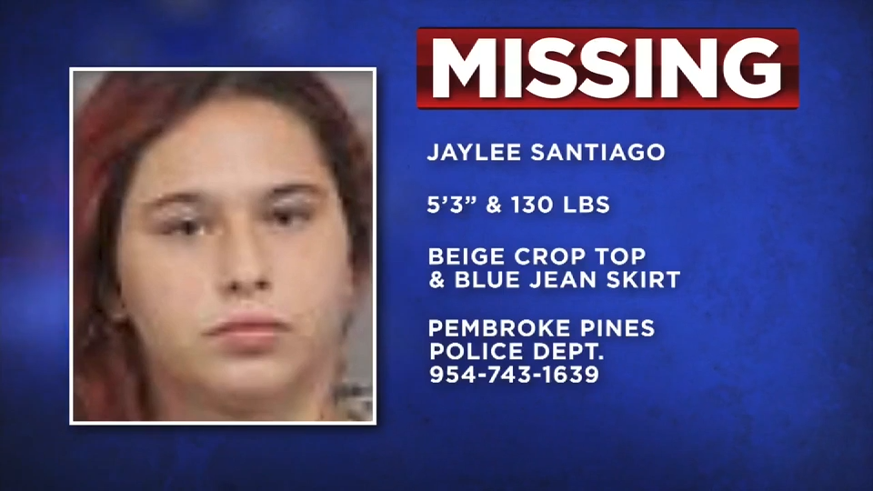 Pembroke Pines Police searching for missing 17-year-old girl