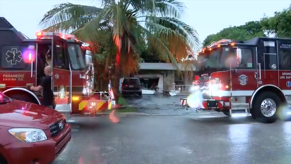 Fire Crews Extinguish Blaze in Margate Home