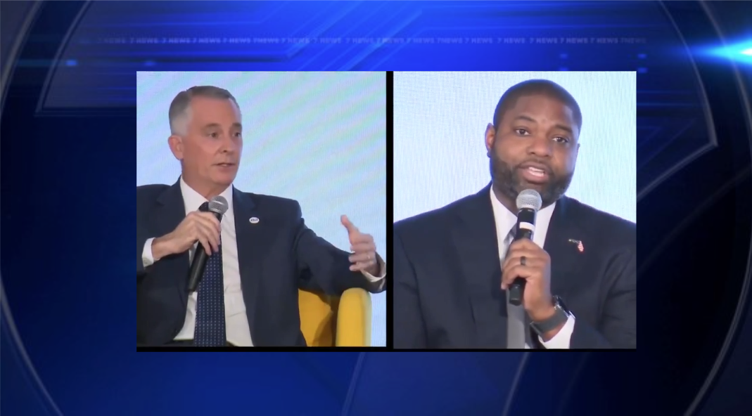 Donalds, Jolly make separate appearances at economic forum to pitch their vision to voters