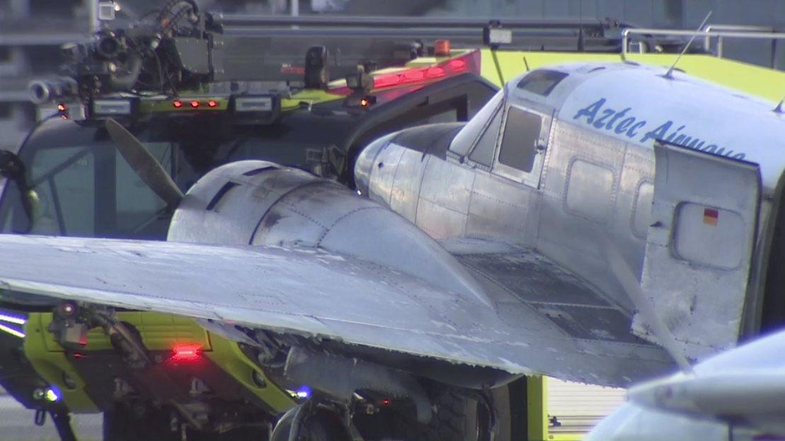 wsvn.com - Alexandra Phelps - Cargo plane engine fire extinguished at Fort Lauderdale-Hollywood airport - WSVN 7News | Miami News, Weather, Sports | Fort Lauderdale