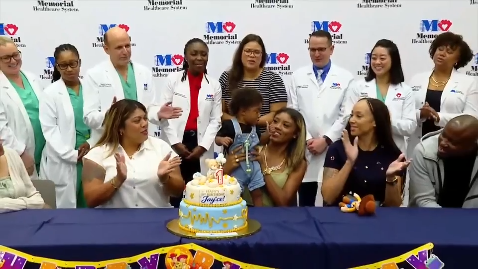 Baby Jay’ce celebrates birthday one year since rare emergency surgery saved his life