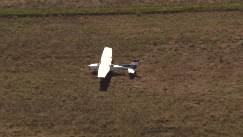 Small plane makes emergency landing in field near Miami Executive Airport; MDFR says no injuries reported