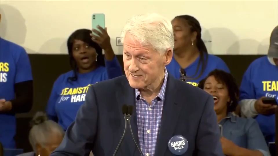 Former President Bill Clinton campaigns in Pembroke Park with Democrat David Jolly in tough gubernatorial race