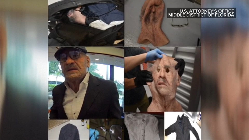 Florida authorities arrest 40-year-old who disguised himself as old man to rob several banks in Tampa, Texas