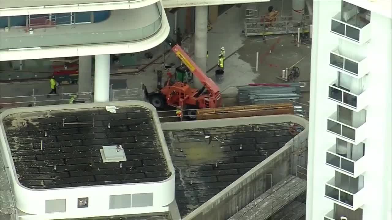 wsvn.com - Kevin Boulandier - 3 construction workers hospitalized after falling from cherry picker in Miami Beach - WSVN 7News | Miami News, Weather, Sports | Fort Lauderdale