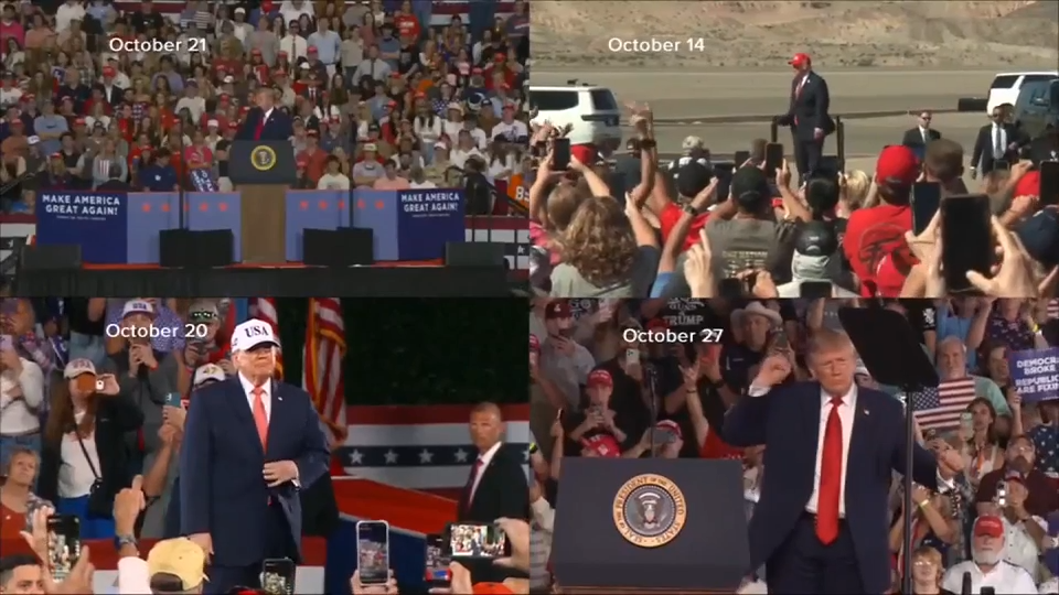 Trump will rally in Iowa and Kansas after initially canceling weekend trips before midterms
