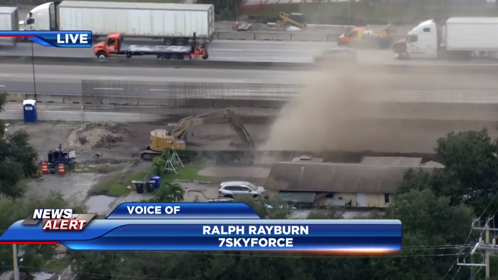 wsvn.com - Rubén Rosario - Gas leak at construction site shuts down Turnpike from Griffin Road to Sunrise Blvd; evacuations underway - WSVN 7News | Miami News, Weather, Sports | Fort Lauderdale