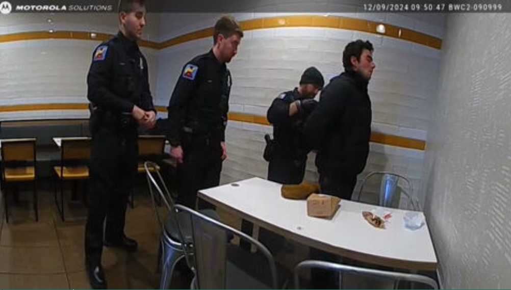 Police bodycam footage of Luigi Mangione’s arrest released