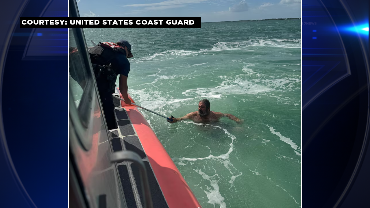 Good Samaritan, Coast Guard rescues 4 from capsized boat near Key Largo